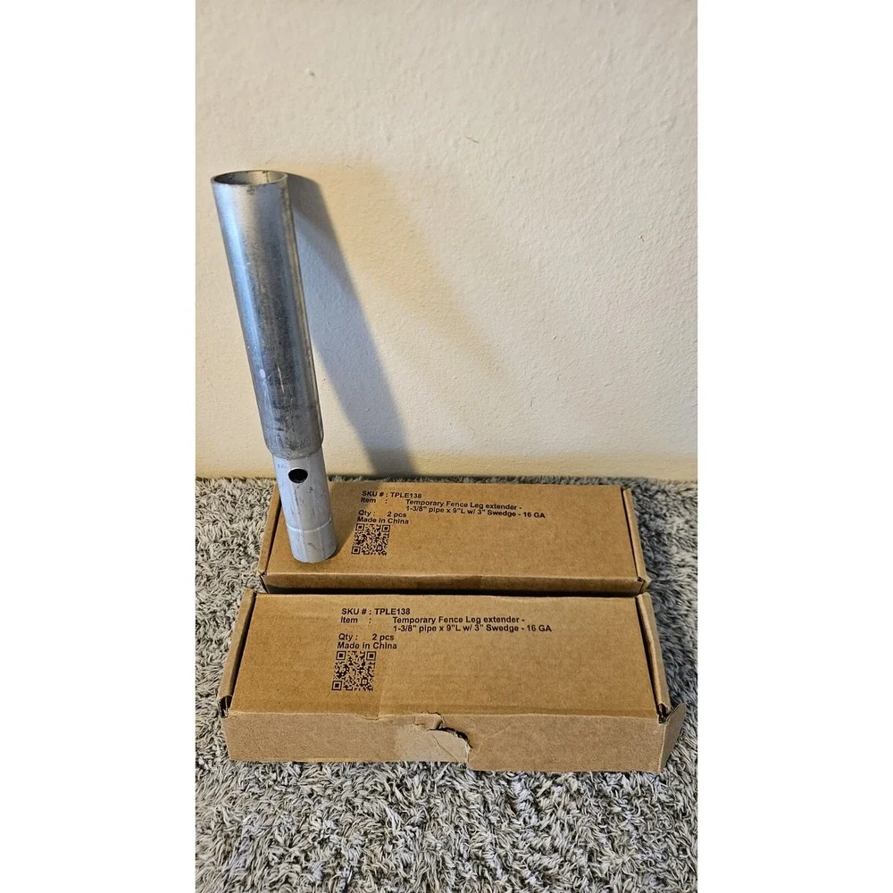 4x‎ Temp Fence Leg Extenders 1-3/8